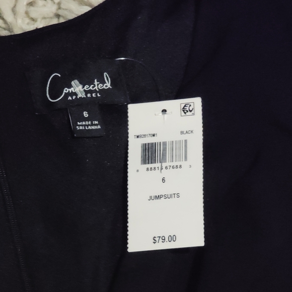 Connected Apparel Ruffle Front Jumpsuit - Picture 6 of 6